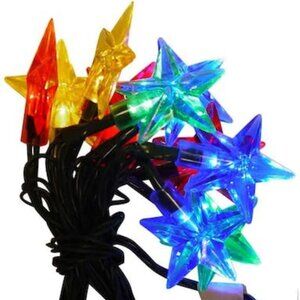 Ultra LED Battery Operated Star Twinkle Light String, 3.5 Feet
